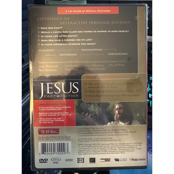 JESUS - Fact or Fiction DVD Interactive Journey Polytheistic Religion God Deity - Picture 3 of 3
